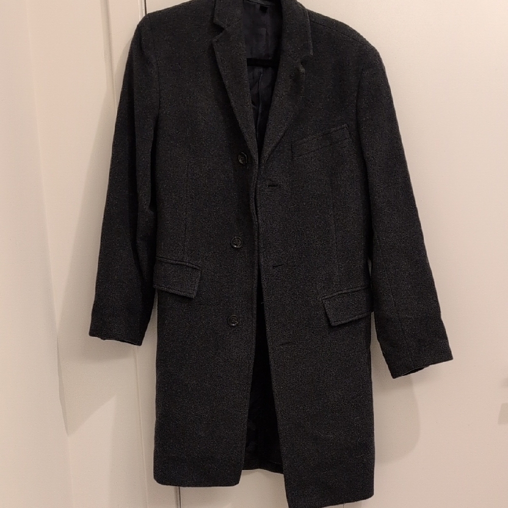 J. Crew Charcoal Wool Coat 36S
